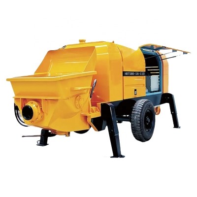 Concrete Mixer With Pump Tractor Mounted Cement Mixers / Self Loading Concrete Mixer With Pump