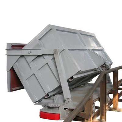 mining tunnel rail transportation side discharge mine cart for sale