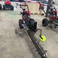 water pipe small tiller trencher 12HP electric arm shift from China