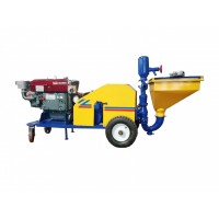 Wall Putty Concrete Cement Mortar Spray Plaster Pump Machine